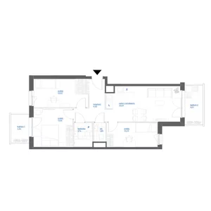 4 pokoje, mieszkanie 70,00 m², piętro 1, oferta nr 28/56, Leśny Marcelin, Poznań, Grunwald, Junikowo, ul. Jeleniogórska