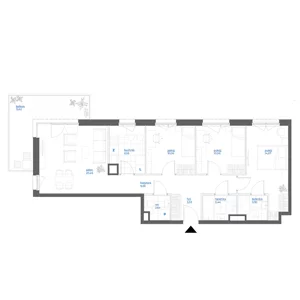 4 pokoje, mieszkanie 84,27 m², piętro 1, oferta nr 28/8, Leśny Marcelin, Poznań, Grunwald, Junikowo, ul. Jeleniogórska