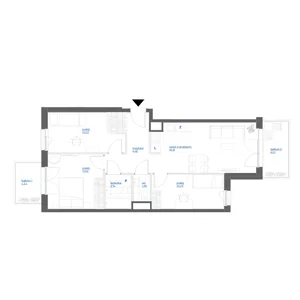 4 pokoje, mieszkanie 70,05 m², piętro 2, oferta nr 28/59, Leśny Marcelin, Poznań, Grunwald, Junikowo, ul. Jeleniogórska
