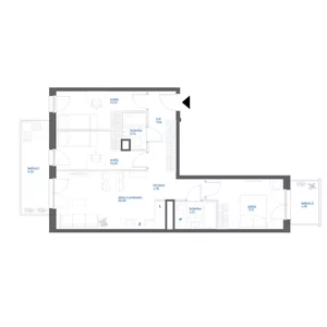 4 pokoje, mieszkanie 72,00 m², piętro 1, oferta nr 28/82, Leśny Marcelin, Poznań, Grunwald, Junikowo, ul. Jeleniogórska