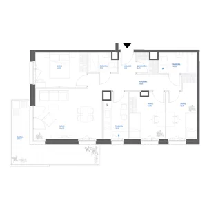 4 pokoje, mieszkanie 78,94 m², piętro 4, oferta nr 28A/132, Leśny Marcelin, Poznań, Grunwald, Junikowo, ul. Jeleniogórska