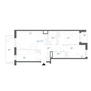 4 pokoje, mieszkanie 67,34 m², piętro 1, oferta nr 28/54, Leśny Marcelin, Poznań, Grunwald, Junikowo, ul. Jeleniogórska