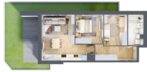 3 pokoje, mieszkanie 55,00 m², parter, oferta nr 1/1, Osiedle Motiff, Warszawa, Ursus, Skorosze, ul. Tomcia Palucha 33