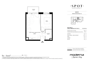 2 pokoje, apartament 40,79 m², parter, oferta nr C.0.2, SPOT, Sopot, Świemirowo, ul. Aleja Niepodległości 635/637