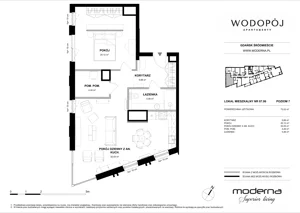 2 pokoje, mieszkanie 72,02 m², piętro 7, oferta nr 07.06, WODOPÓJ, Gdańsk, Śródmieście, ul. Wodopój 5 