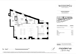 3 pokoje, mieszkanie 100,74 m², piętro 2, oferta nr 02.03, WODOPÓJ, Gdańsk, Śródmieście, ul. Wodopój 5 