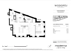 3 pokoje, apartament 100,74 m², piętro 3, oferta nr 03.03, WODOPÓJ, Gdańsk, Śródmieście, ul. Wodopój 5 