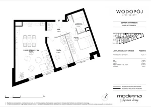 3 pokoje, mieszkanie 78,37 m², piętro 3, oferta nr 03.06, WODOPÓJ, Gdańsk, Śródmieście, ul. Wodopój 5 