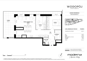3 pokoje, mieszkanie 66,62 m², piętro 6, oferta nr 06.05, WODOPÓJ, Gdańsk, Śródmieście, ul. Wodopój 5 