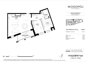 3 pokoje, apartament 100,83 m², piętro 7, oferta nr 07.04, WODOPÓJ, Gdańsk, Śródmieście, ul. Wodopój 5 