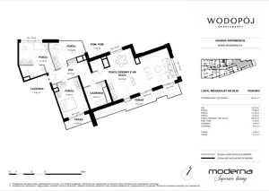 4 pokoje, apartament 124,92 m², piętro 6, oferta nr 06.02, WODOPÓJ, Gdańsk, Śródmieście, ul. Wodopój 5 