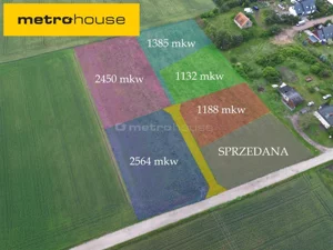 Działka 1 188,00 m², Zławieś Mała, Dębowa, Sprzedaż