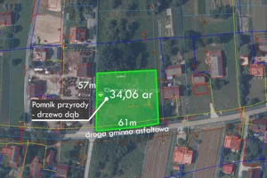 Działka 3 406,00 m², Kraczkowa, Sprzedaż