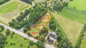 Działka 1 300,00 m², Krągi, Sprzedaż