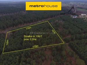 Działka 161 100,00 m², Orzeszki, Sprzedaż