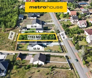 Działka 1 153,00 m², Brzóza, Ryczywolska, Sprzedaż