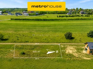 Działka 695,00 m², Mierzęcice, Zasadzina, Sprzedaż