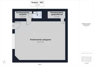 Lokal użytkowy 42,20 m², Bolesławiec, Wesoła, Wynajem