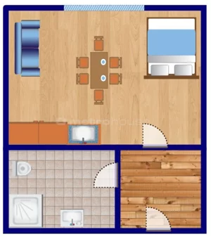 Mieszkanie jednopokojowe 19,00 m², Kraków, Grzegórzki, Gurgacza, Sprzedaż