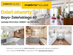 Mieszkanie dwupokojowe 52,20 m², Zgierz, Boya-Żeleńskiego, Sprzedaż