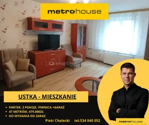 Mieszkanie dwupokojowe 46,99 m², Ustka, Grunwaldzka, Sprzedaż