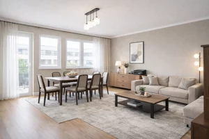 Mieszkanie trzypokojowe 61,00 m², Tuchola, Warszawska, Sprzedaż