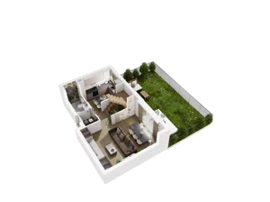 4 pokoje, mieszkanie 83,11 m², parter, oferta nr G.02, Osiedle Parkowe Aleje etap III, Wrocław, Brochów, Krzyki, ul. Syryjska