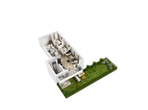 4 pokoje, mieszkanie 86,24 m², piętro 1, oferta nr G.04, Osiedle Parkowe Aleje etap III, Wrocław, Brochów, Krzyki, ul. Syryjska