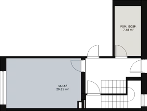 4 pokoje, mieszkanie 70,36 m², piętro 2, oferta nr A8/B, Osiedle CONTIGO, Wrocław, Psie Pole-Zawidawie, Zakrzów, ul. Siedzikówny