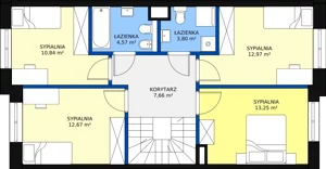 5 pokoi, mieszkanie 112,63 m², parter, oferta nr C29B, Osiedle CONTIGO, Wrocław, Psie Pole-Zawidawie, Zakrzów, ul. Siedzikówny