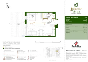 2 pokoje, mieszkanie 38,91 m², parter, oferta nr 6, Julianów Verde II, Julianów, ul. Urbanistów