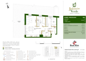 3 pokoje, mieszkanie 51,74 m², parter, oferta nr 8, Julianów Verde II, Julianów, ul. Urbanistów