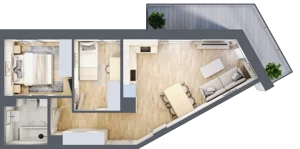 3 pokoje, mieszkanie 48,52 m², piętro 3, oferta nr 39, Na Wspólnej, Wólka Grodziska, ul. Wspólna 5
