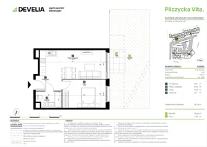 2 pokoje, mieszkanie 38,75 m², parter, oferta nr AA0001, Pilczycka Vita, Wrocław, Pilczyce-Kozanów-Popowice Północne, Pilczyce, ul. Pilczycka 195