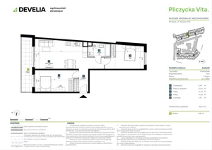 3 pokoje, mieszkanie 66,41 m², piętro 1, oferta nr AA0109, Pilczycka Vita, Wrocław, Pilczyce-Kozanów-Popowice Północne, Pilczyce, ul. Pilczycka 195