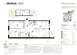 4 pokoje, mieszkanie 79,94 m², parter, oferta nr AB0003, Pilczycka Vita, Wrocław, Pilczyce-Kozanów-Popowice Północne, Pilczyce, ul. Pilczycka 195