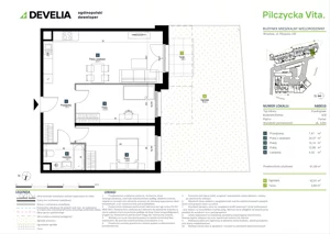3 pokoje, mieszkanie 61,08 m², parter, oferta nr AB0010, Pilczycka Vita, Wrocław, Pilczyce-Kozanów-Popowice Północne, Pilczyce, ul. Pilczycka 195