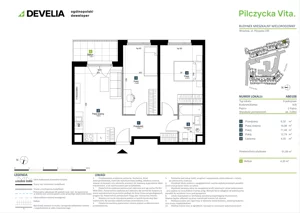 3 pokoje, mieszkanie 51,58 m², piętro 1, oferta nr AB0108, Pilczycka Vita, Wrocław, Pilczyce-Kozanów-Popowice Północne, Pilczyce, ul. Pilczycka 195