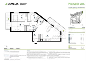 4 pokoje, mieszkanie 90,87 m², piętro 1, oferta nr AB0109, Pilczycka Vita, Wrocław, Pilczyce-Kozanów-Popowice Północne, Pilczyce, ul. Pilczycka 195
