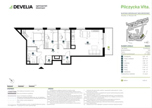 4 pokoje, mieszkanie 71,12 m², piętro 2, oferta nr BB0201, Pilczycka Vita, Wrocław, Pilczyce-Kozanów-Popowice Północne, Pilczyce, ul. Pilczycka 195
