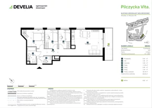 4 pokoje, mieszkanie 69,09 m², piętro 4, oferta nr BB0401, Pilczycka Vita, Wrocław, Pilczyce-Kozanów-Popowice Północne, Pilczyce, ul. Pilczycka 195