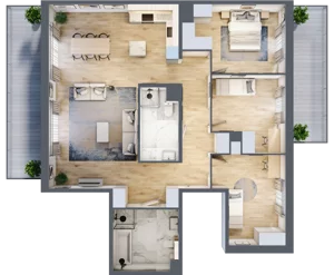 4 pokoje, mieszkanie 110,17 m², piętro 4, oferta nr A.108, Żabiniec Vita, Kraków, Krowodrza, ul. Żabiniec 56