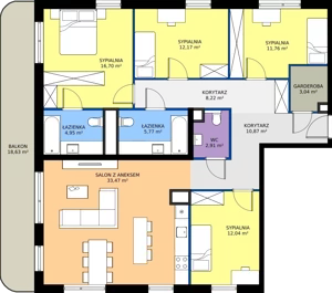 5 pokoi, mieszkanie 121,90 m², piętro 2, oferta nr 009/10, Aleje Praskie X, Warszawa, Praga Południe, Kamionek, ul. Drwęcka
