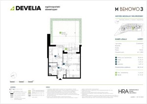 2 pokoje, mieszkanie 38,15 m², parter, oferta nr AA0001, M Bemowo 3, Warszawa, Bemowo, Chrzanów, ul. Szeligowska