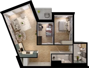 3 pokoje, mieszkanie 66,72 m², piętro 2, oferta nr WL/D33/25, Wiczlino Lyceum, Gdynia, Chwarzno-Wiczlino, Wiczlino, ul. Danusi 31 