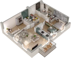 4 pokoje, mieszkanie 73,32 m², piętro 1, oferta nr WL/D33/11, Wiczlino Lyceum, Gdynia, Chwarzno-Wiczlino, Wiczlino, ul. Danusi 31 