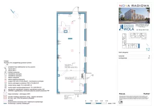 Lokal użytkowy 75,43 m², oferta nr U12, NOVA RADIOWA - lokale użytkowe, Warszawa, Bemowo, Bemowo-Lotnisko, ul. Wrocławska róg Radiowej