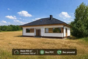 Dom wolnostojący 92,60 m², Wymysły, Sprzedaż