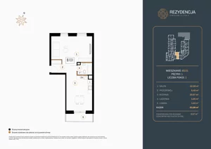 1 pokój, mieszkanie 53,96 m², piętro 1, oferta nr B.101, Rezydencja Śródmiejska, Łódź, Śródmieście, Śródmieście-Wschód, ul. Pomorska 28
