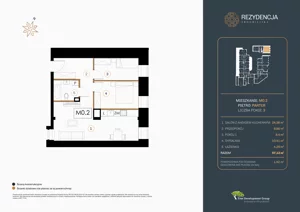 3 pokoje, mieszkanie 57,12 m², parter, oferta nr M.0.2, Rezydencja Śródmiejska, Łódź, Śródmieście, Śródmieście-Wschód, ul. Pomorska 28